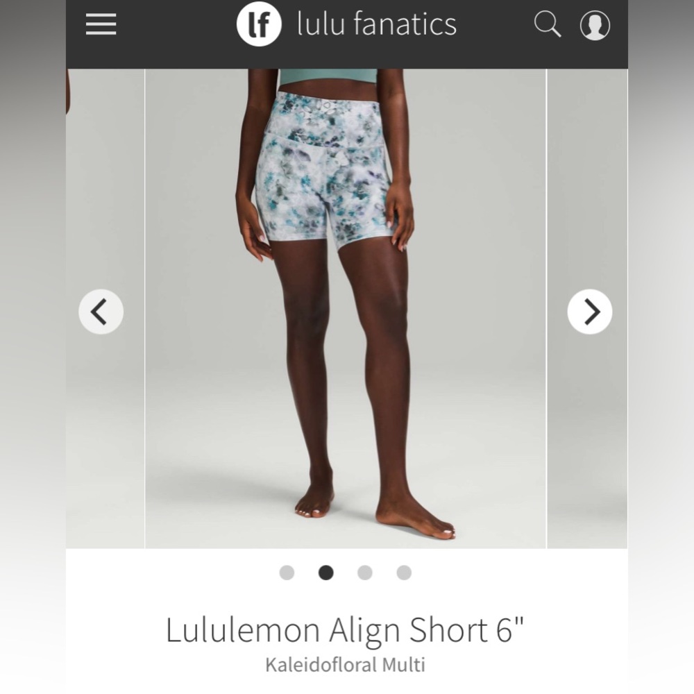Lululemon align shorts sz6
